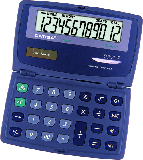 12 Digits Handheld Calculator