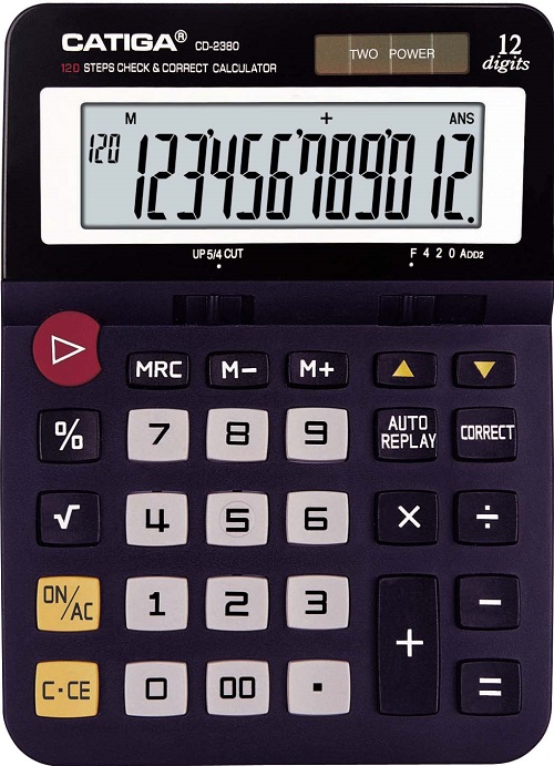 12 Digits Check & Correct Calculator