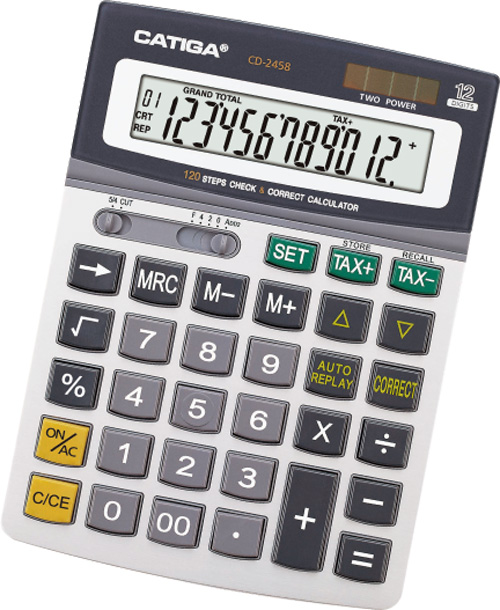 12 Digits Check & Correct Calculator