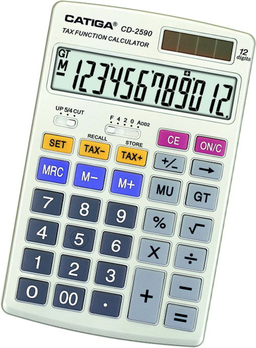 12 Digits Tax Function Calculator