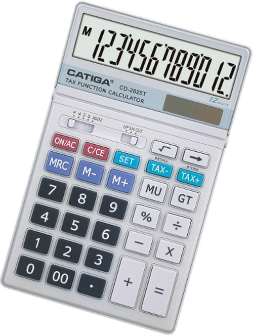 12 Digits Tax Function Calculator