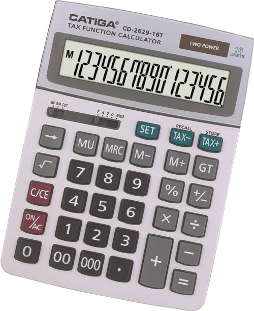 16 Digits Tax Function Calculator