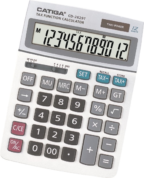 12 Digits Tax Function Calculator