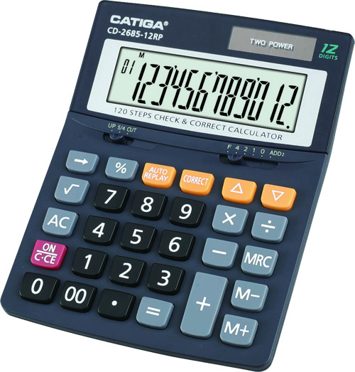 12 Digits Check & Correct Calculator