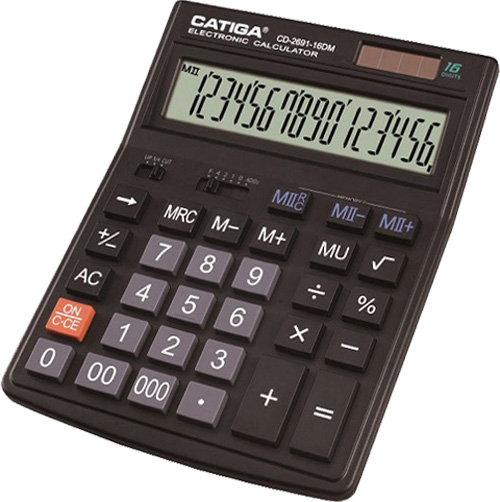 16 Digits Double Memory Calculator