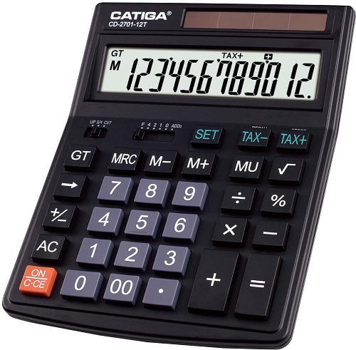 12 Digits Tax Function Calculator