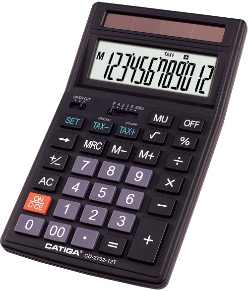 12 Digits Tax Function Calculator