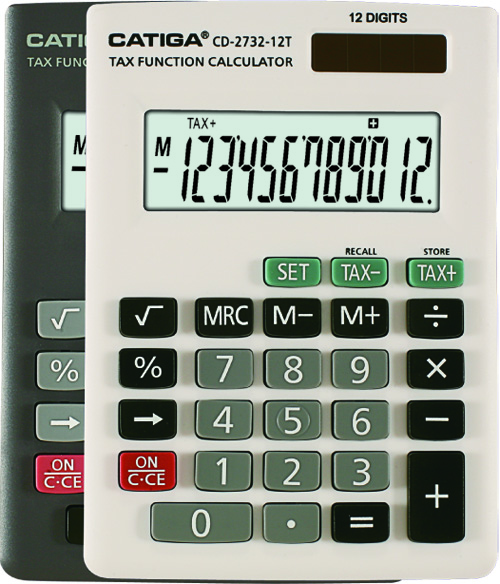 12 Digits Tax Function Calculator