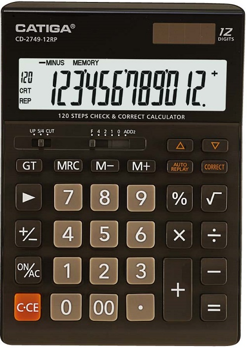 12 Digits Check & Correct Calculator