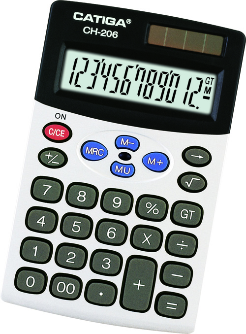 12 Digits handheld Calculator