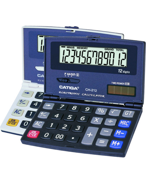 12 Digits Handheld Calculator