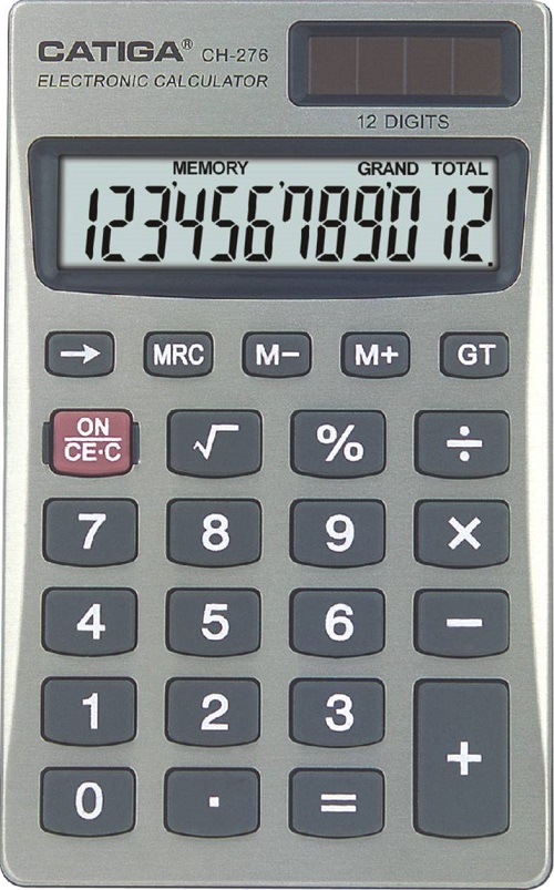 12 Digits handheld Calculator