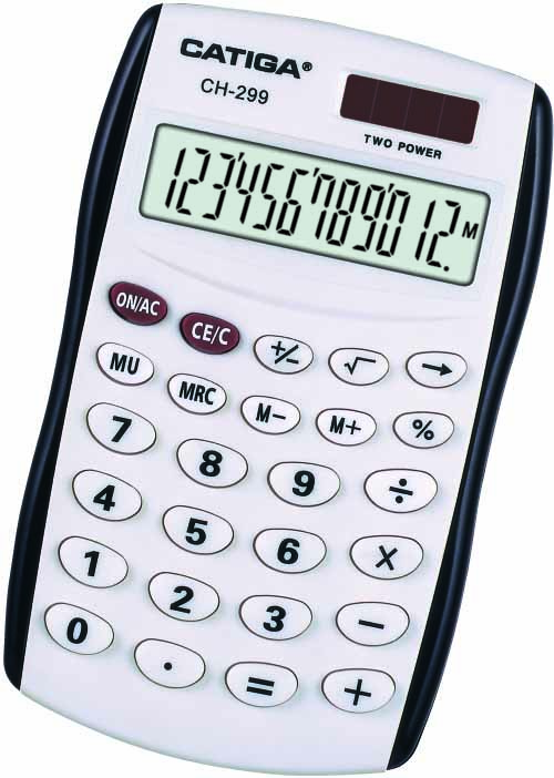 12 Digits handheld Calculator