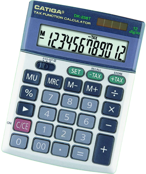 12 Digits Tax Function Calculator