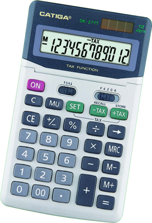 12 Digits Tax Function Calculator